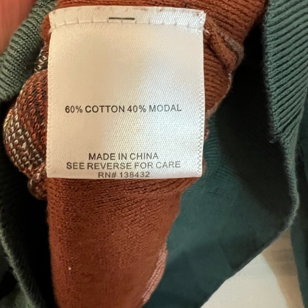 Green Fox Pattern Sweater - image 5